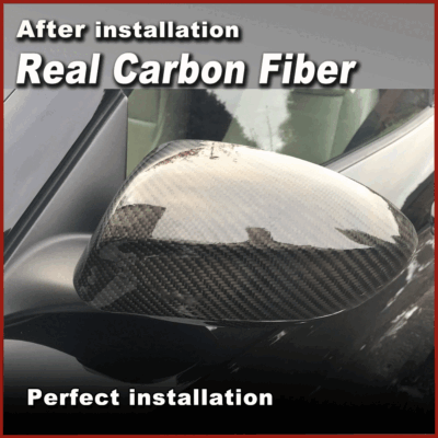 Fits BMW E85 Z4 2002-2008 Rearview Mirror Cover Side Caps Carbon Fiber ADD ON
