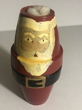 Vintage Wooden Santa Claus Christmas Decoration 1997 XM1