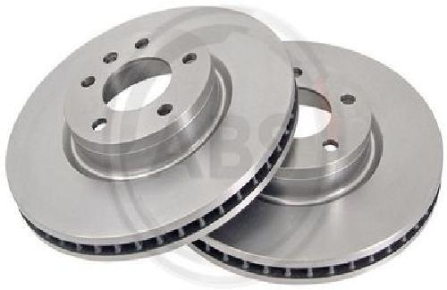 2x Original A.B.S. Brake Disc 16113 for Opel