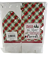 NEW SEALED 12 Pk Christmas 3.75 x 3.75" Favor Gift Treat Boxes Assorted designs