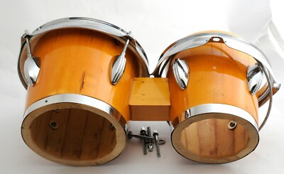 Vintage Holztrommeln Bongo Musikinstrumente Schlagzeug Schlagzeug 