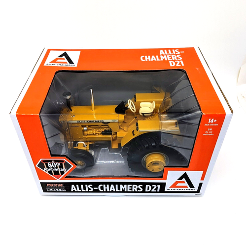 2023 ERTL 1/16 ALLIS-CHALMERS INDUSTRIAL YELLOW D-21 Tractor PRESTIGE - Picture 2 of 6