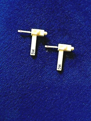 2 - PCS. RCA record stylus 118198 turntable needle NOS 648-DS77 118197