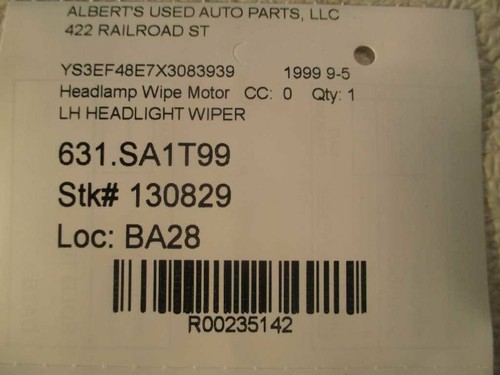 Motor limpiaparabrisas de conductores para Saab 9-5 1999 - Imagen 5 de 5