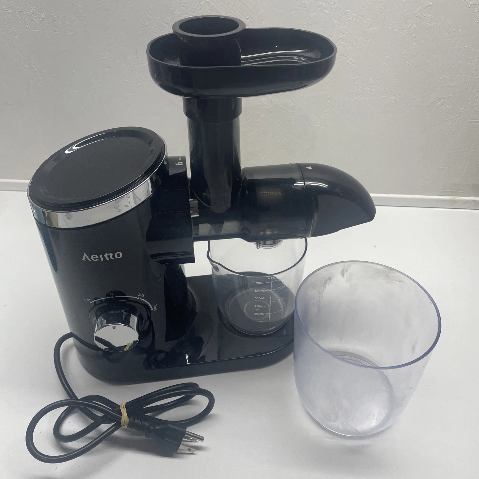 Aeitto Masticating Juicer 150W 120V Model HSJ-1518 (Used Tested Working)￼￼