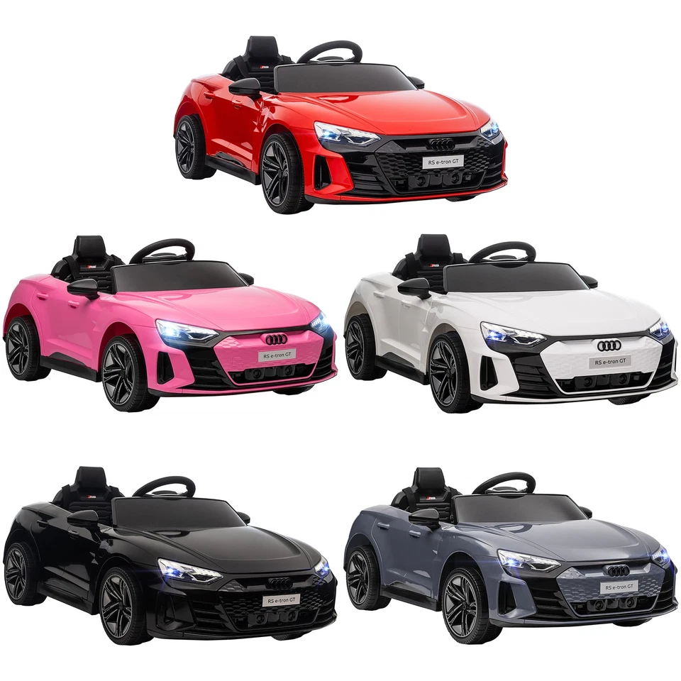 HOMCOM Macchina Elettrica per Bambini 5 Anni Licenza Audi con Telecomando