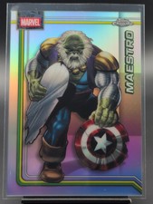 2026 2026 Topps Chrome Marvel Captain America Maestro #133 Refractor