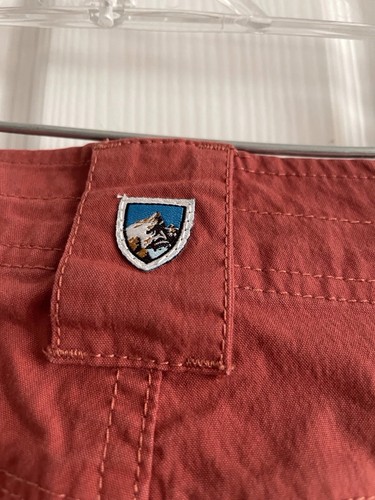 Kuhl Women’s Rust Red Cargo Hiking Outdoor Walking Shorts Size 8 - Picture 4 of 8