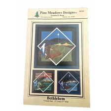 PINE MEADOWS DESIGNS 27” X 27” CROSS STITCH INSTRUCTIONS 1997 BETHLEHEM #97020