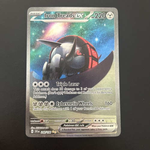 Pokémon TCG Iron Treads EX Scarlet & Violet Base Set 248/198 Holo Special...