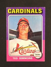 Ted Simmons 1975 TOPPS Baseball Card #75 GD