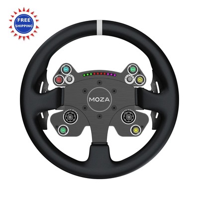 Racing Wheel 13 Inch for PC Gaming MOZA CS V2 Steering Aviation Grade Aluminum