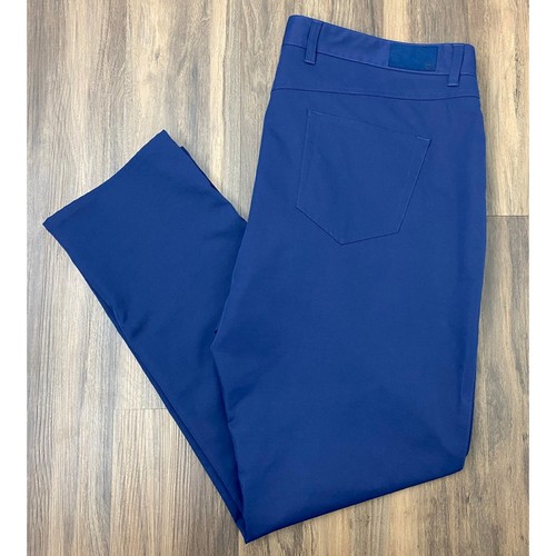 Herren Peter Millar EB66 Performance Five-Pocket Navy Blau Chino Hose Slacks 40/30