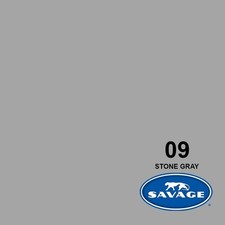 Savage Seamless Paper Photography Backdrop - Color 9 Stone Gray 86 in x 36 ft 