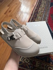 Dior Birkenstock Tokio Mule Greige Nubuck Cal...