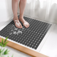 Square Shower Mat for inside Bathroom, Non Slip Bathtub Mat, 24 X 24 Inch Non Sl