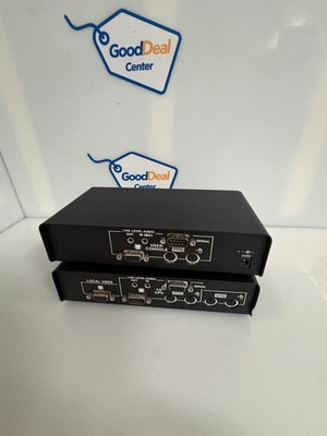 BLACK BOX SERV SWITCH CAT5 KVM EXTENDER LOCAL AND REMOTE UNIT NO CABLES