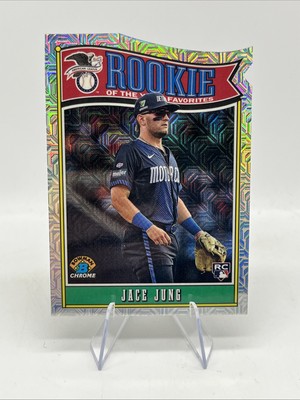 2025 Bowman Chrome Mojo Refractor Jace Jung Rookie Of The Year #ROY-8