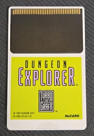 Dungeon Explorer (NEC TurboGrafx-16) w/Manual, Case, Sleeve