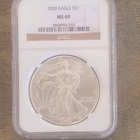 2000 American Silver Eagle  NGC MS69 1 oz Dollar