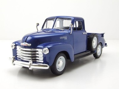 Chevrolet 3100 Pick Up 1953 dunkelblau metallic Modellauto 1:24 Welly