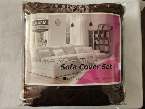 Wendesofa Bezug mit Gummibändern - Micro Wildleder Sofa (1) Schonbezug STUHL
