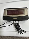 Timex  Alarm Clock Large Digital Display Message Mate Voicing Recording T1518