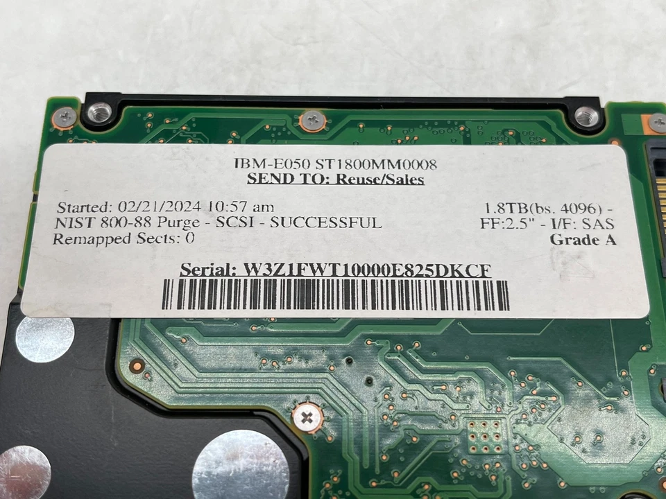 IBM ST1800MM0008 1.8TB 12 GB 2.5" SAS Internal HDD GRADE A FREE S/H - Image 4 of 4