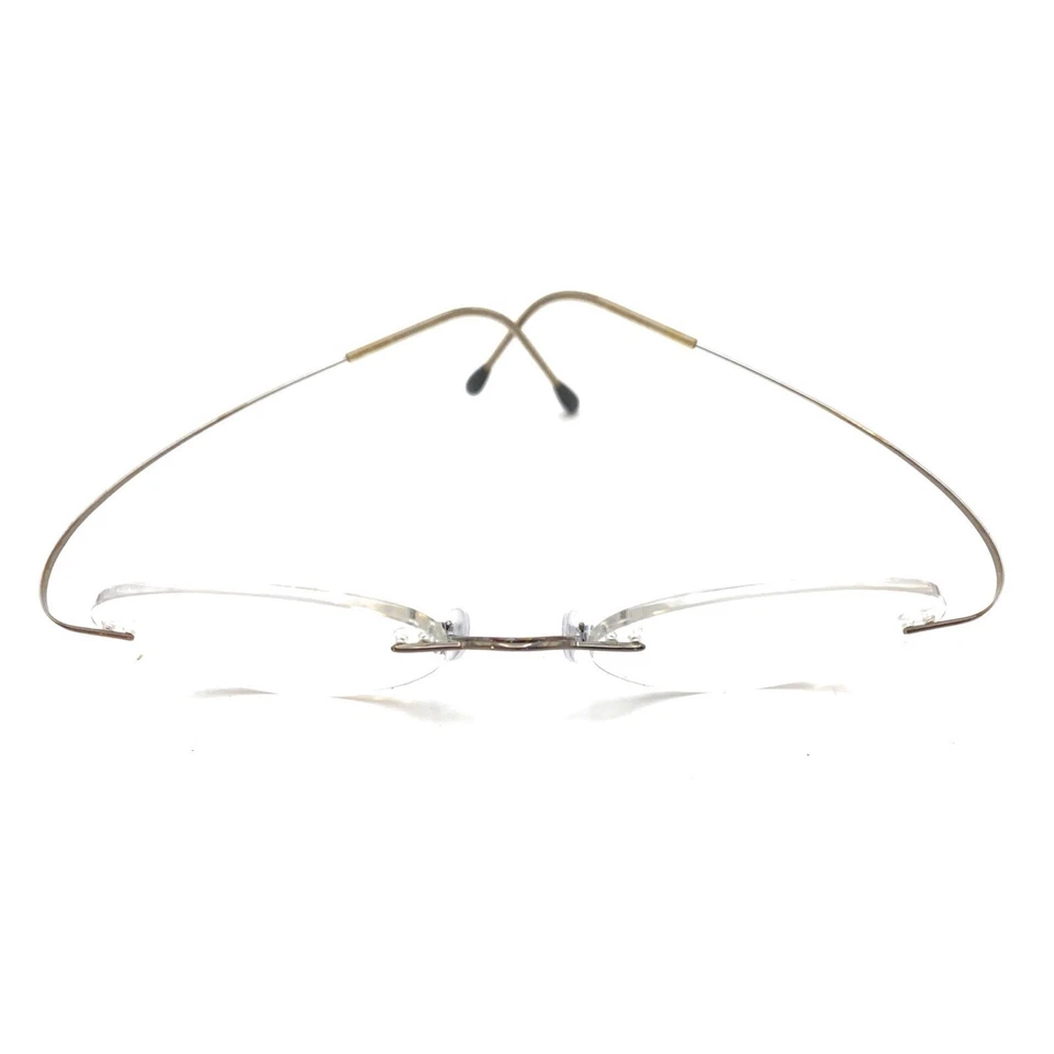 Monturas de gafas Silhouette Titanio Plata Tostado Ovaladas Sin montura Austria Hombres Mujeres Foto 3 de 4