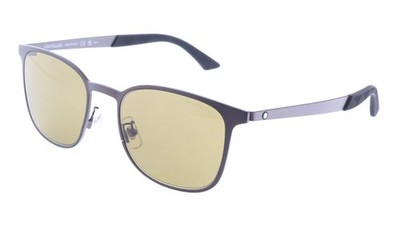 Montblanc MB0331S-003  Menâ  s Matte Brown Pilot Sunglasses