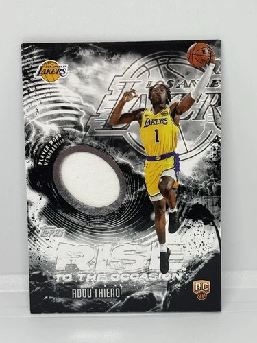 Topps 2025-26 Adou Thiero Los Angeles Lakers Rookie Mem Insert #RTO-AT