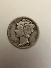 1942 D SILVER Mercury Dime