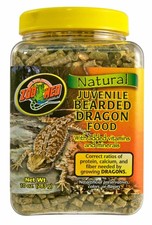 Zoo Med Natural Juvenile Bearded Dragon Food Vitamins  Minerals 10-Ounce
