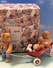Cherished Teddies Vernon Eva WHEREVER LIFE TAKES YOU Radio Flyer Figurine 706973