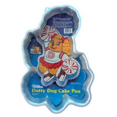 Vintage 1985 Wilton Dotty Dog Cake Pan 2105-3975 Get Along Gang 80s Nostalgia
