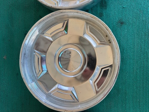 1976-1991 Ford 10.5" Dog Dish Hubcaps F-150 F150 Bronco Hub Caps OEM Set of 3 - Picture 9 of 11