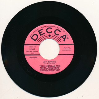 Beatles RARE HISTORIC 1962 US 'MY BONNIE' PINK LABEL DECCA PROMOTIONAL 45 N MINT