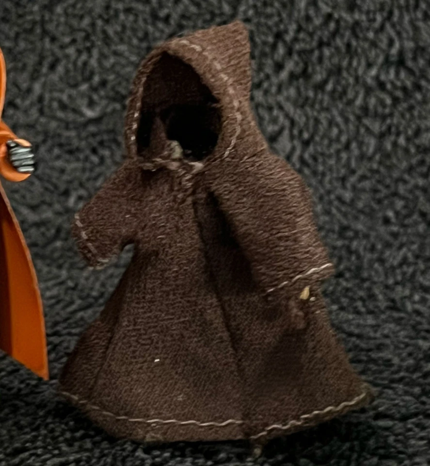 1977 JAWA • VINYL & CLOTH CAPE • HONG KONG COO #3 • VINTAGE KENNER STAR WARS - Image 3 of 4