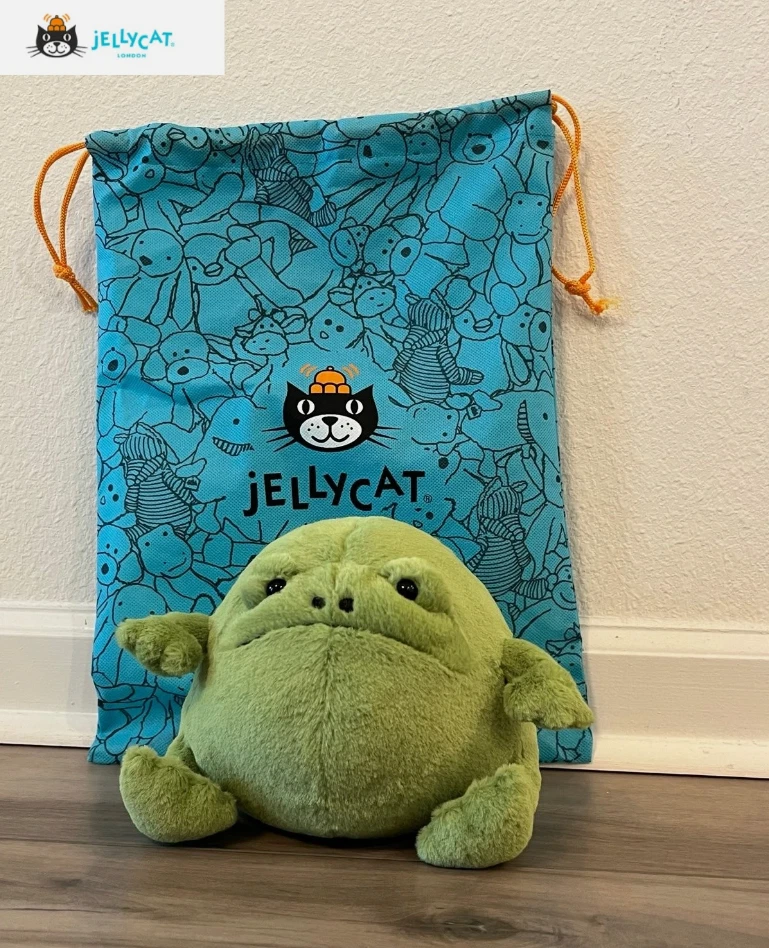 Limited Large Jellycat Ricky Frog Plush–Rare UK Grumpy Style,XMAS Gift For Kids - Image 2 of 4