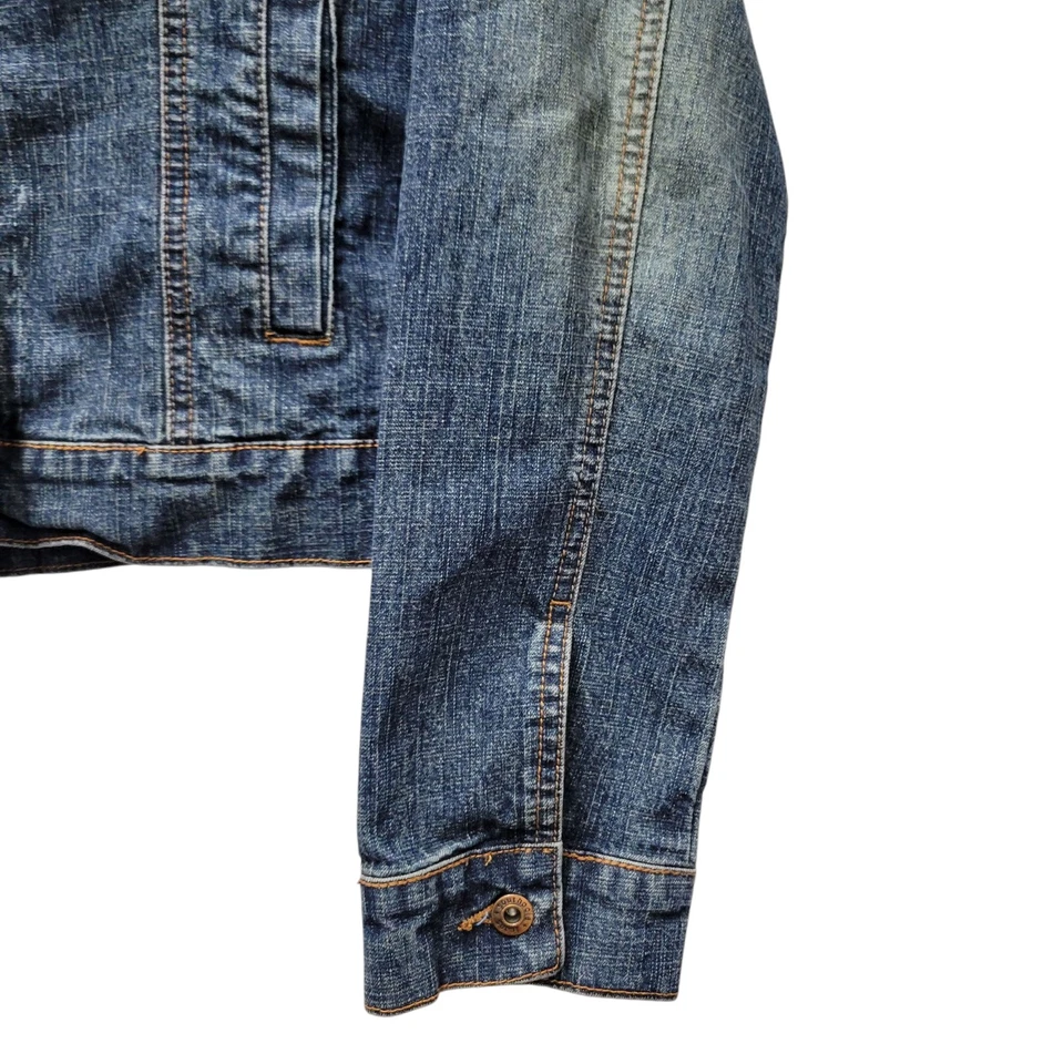 Jaqueta jeans feminina South Pole vintage tamanho grande júnior excelente estado - Imagem 3 de 4