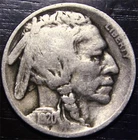 1920 Buffalo Nickel 5c US Coin Philadelphia Mint