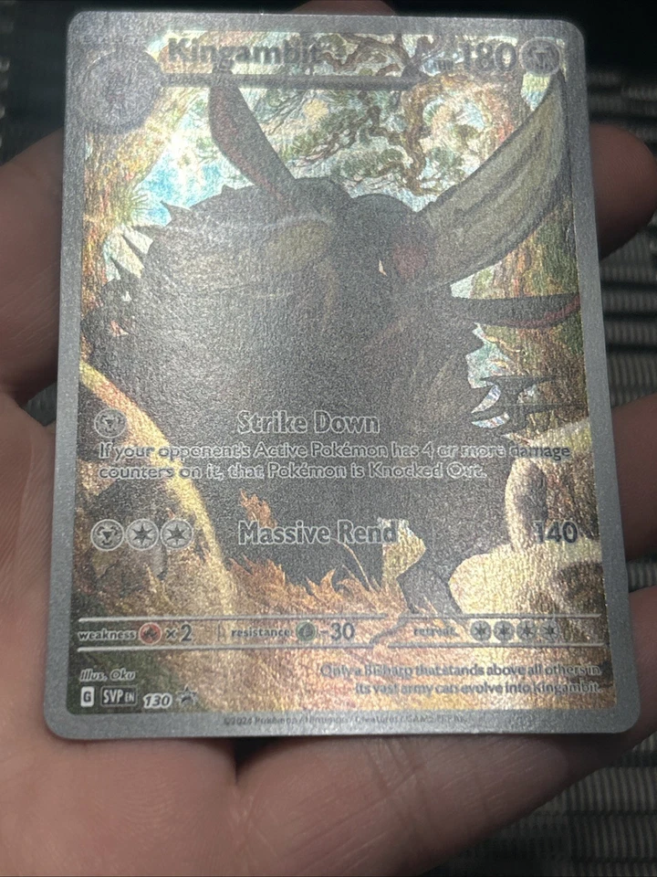 Pokemon TCG Kingambit Promo SV: Scarlet & Violet Promo Cards 130- NM - Image 3 of 4