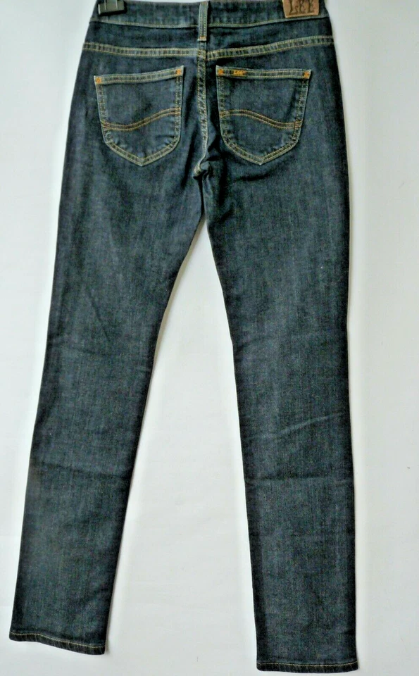 LEE Damen Jeans hose skinny W 26 L 33 vintage look dunkelblau gerades bein - Bild 2 von 4