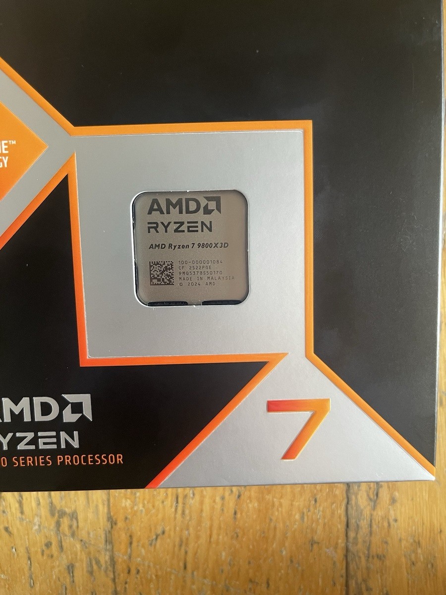CPU AMD Ryzen 7 9800X3D CPU AM5 Amazon.com: AMD RYZEN 7 9800X3D 8-Core, 16-Thread Desktop