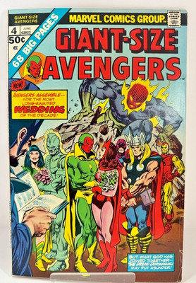 Giant-Size The Avengers #4 (Marvel Comics June 1975)