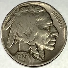 1927-P Buffalo Nickel 5C Fine (F) FULL DATE Philadelphia Actual Coin Shown -2129