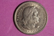 ESTATE FIND 1893 - Columbian Commemorative Silver Half Dollar!! #N09453
