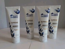 4x Head & Shoulders Supreme Exfoliating Scalp Scrub 3.3oz Argan Oil Vit E Remove