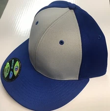 New Set Of 24 Richardson PTS40 Baseball Caps, Royal/Grey RFlex DRYVE Model