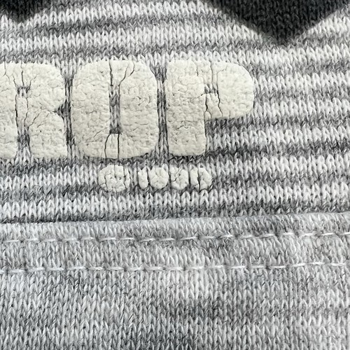 Vintage 1990 NORTHROP GRUMMAN Sweater 1/4 Button Snap Mens Medium Gray USA Made - Picture 4 of 21